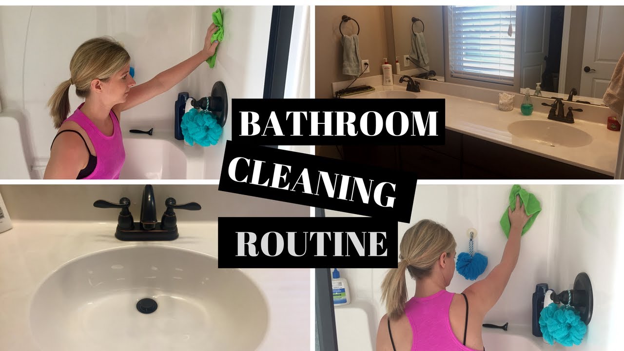 Master Bathroom Cleaning Routine | 2017