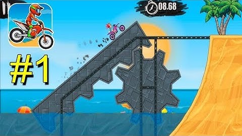 Moto x3m Bike Racing Games - Part 1 Full Gameplay Walkthrough