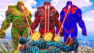 Franklin Helping Ice & Lava God To Save Them From God Father An & Red Sun God In Gta 5