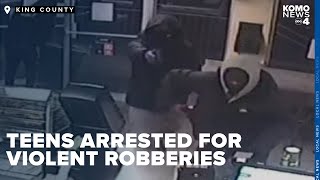 Man, 3 teens arrested in connection to nearly 80 violent King County robberies