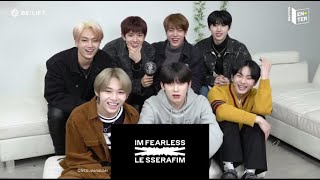 Download lagu Enhypen reaction to Fearless by Le Sserafim [fanmade]