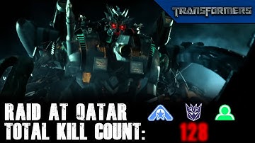 Transformers(2007) Blackout Base Raid At Qatar Full Kill Count | Transformers Collateral Damage