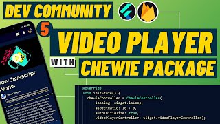 Flutter Video Player With Controls|Video Player Fullscreen|Flutter Chewie Video Player|Netflix Clone screenshot 3