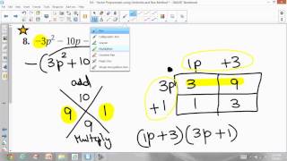 9 6 Factor Polynomials using Umbrella and Box Method   Part I