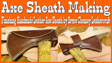 Axe Sheath Making - Part 2 - Leatherworking Tutorial