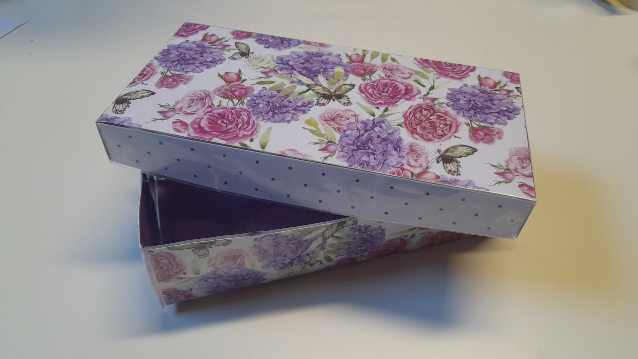 Faire une boîte entièrement plastifiée!