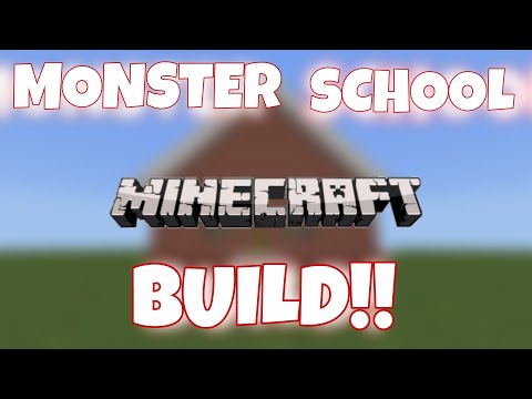 MONSTER SCHOOL BUILD IN MINECRAFT|AirhoPlayzYT