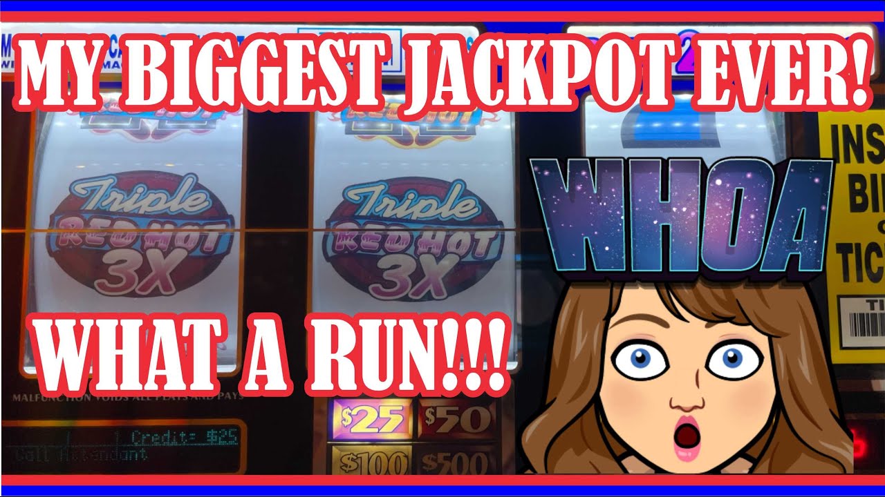๐ดBIGGEST SLOT MACHINE JACKPOT Caught Live on Triple Red Hot 7s ๐ฅ Top Dollar! MASSIVE JACKPOT!!๐ฅ