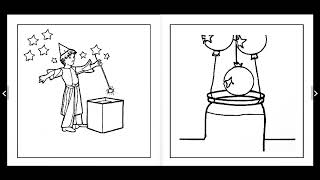A Coloring Book for Mini Illusionists