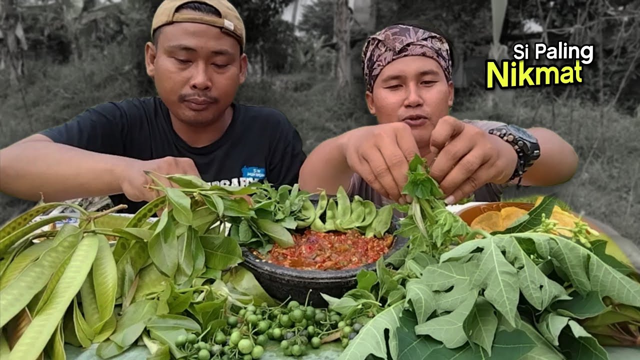 MUKBANG LALAP JENGKOL PETAI BATANG PEPAYA MUKBANG LALAPAN MENTAH 