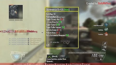 [Black Ops 2 Wii U] Ultimate Non-Host Mod Menu (without PC): Dominance U v1.0