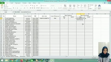 Cara penggunaan fungsi string dan fungsi logika di microsoft excel oleh Elsa Aprida