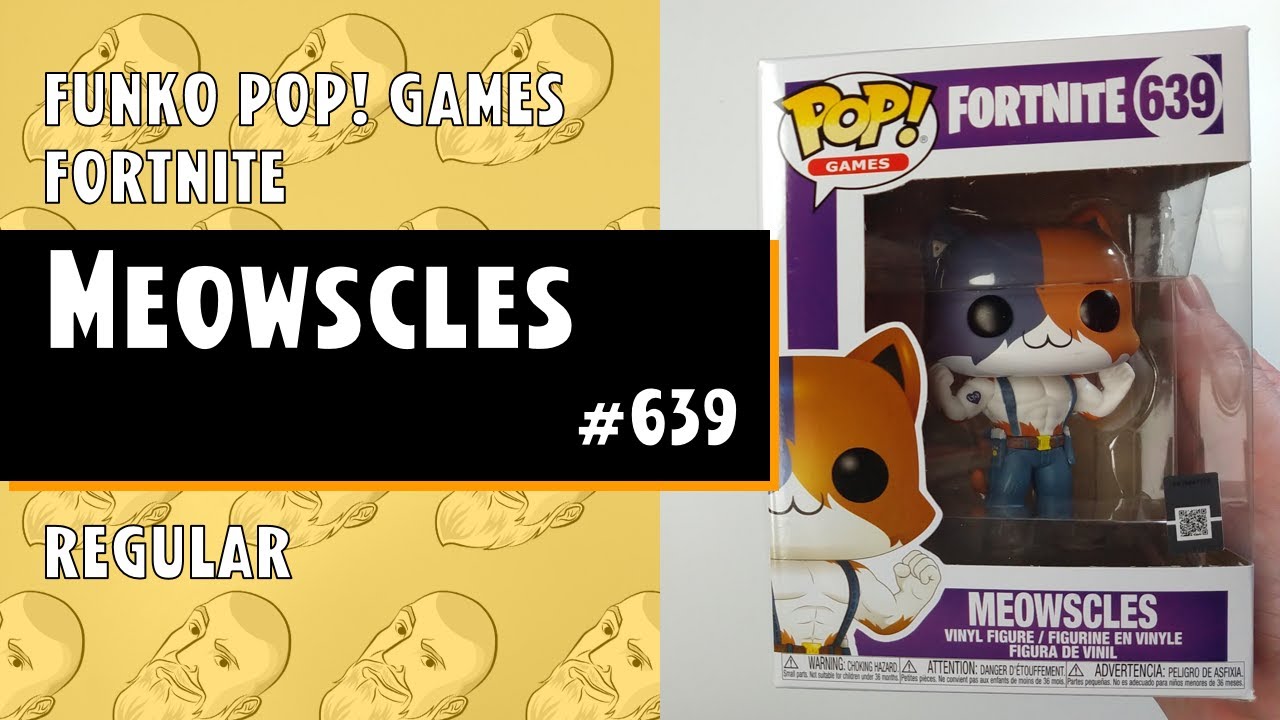  Funko Pop! Games: Fortnite - Meowscles, Multicolor : Toys &  Games