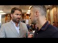 'I BLAME EDDIE HEARN FOR JOSHUA-WILDER NOT HAPPENING' -AWKWARD INTERVIEW w/ CARL FROCH & EDDIE HEARN