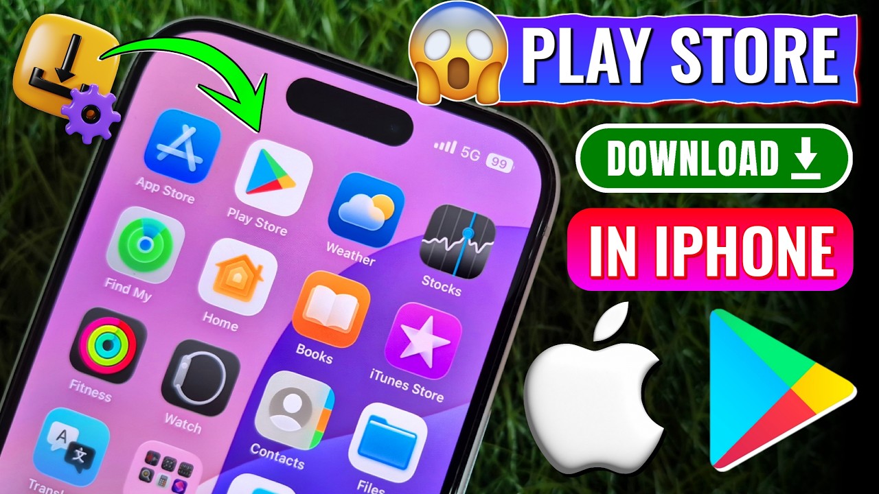 Play Store Download in iPhone | How To Download Google Play Store Apps ...