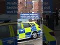 Firefighters and police officers were called to Windsor Avenue, Gateshead, on Friday night