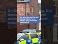 Firefighters and police officers were called to Windsor Avenue, Gateshead, on Friday night