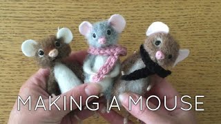 How to Needle Felt a Mouse  Fuzzywuzzie Craft & Suuplies  Needle Felting