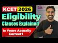 Most KCET Students Don’t Understand the Application Form Eligibility Rules | KCET 2026 | KEA GUIDE