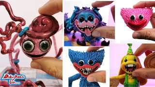 Making all the JUMPSCARES in Poppy Playtime with clay || Draw me a...