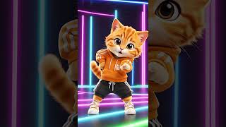 Cutest Dancing Orange Cat Ever 🧡 #shorts #Cat #Dance #DancingCat #CatVideo #CuteCat #AIvideo #AI