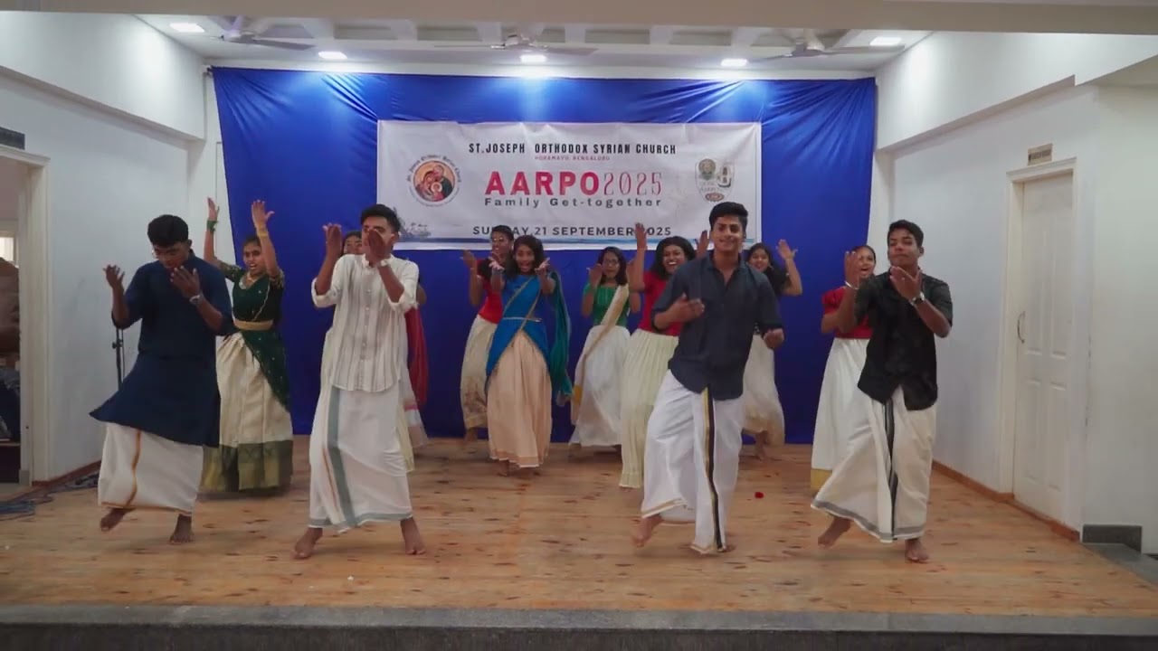 Onam Mood - Dance by Sunday School Students - SJOSC Onam 2025