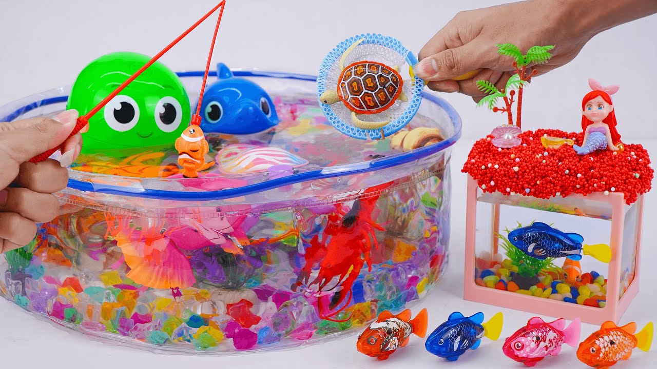 Toy asmr 🐟 Zuru Robo Alive Aquarium Playset Collection | Satisfying with Unboxing | Review toys
