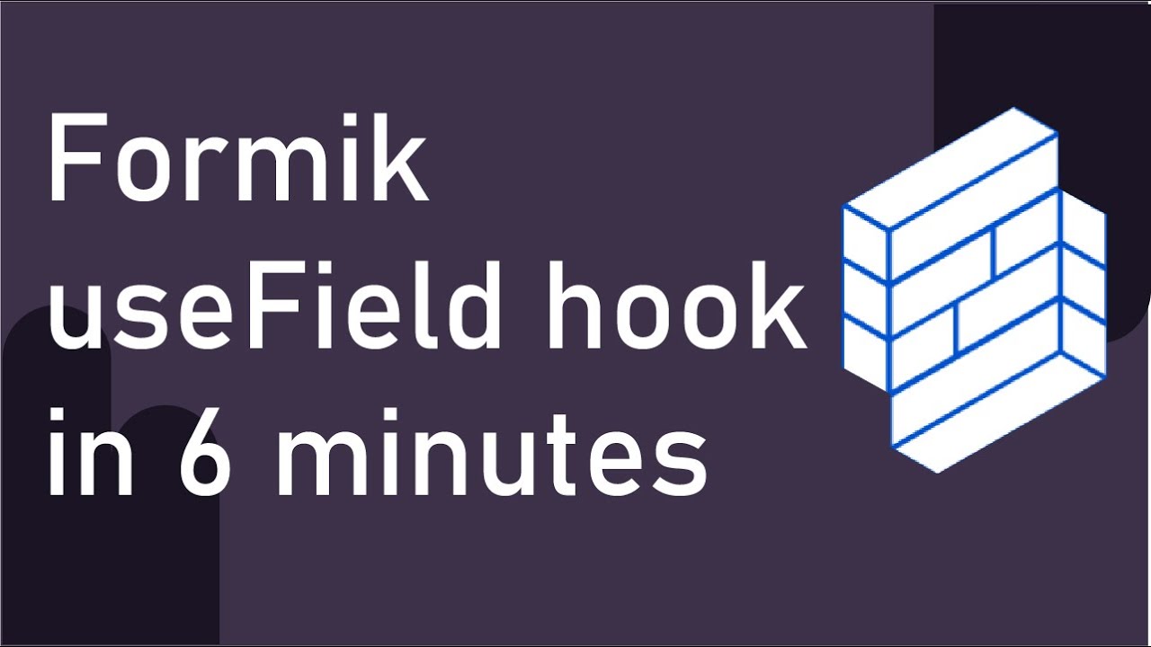 Formik useField hook in 6 minutes - YouTube