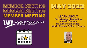 Participatory Budgeting  5/1/2023