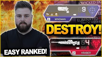 NRG ROGUE goes beast mode after using THE WINGMAN & KRABER  and gets most RP in a predator game