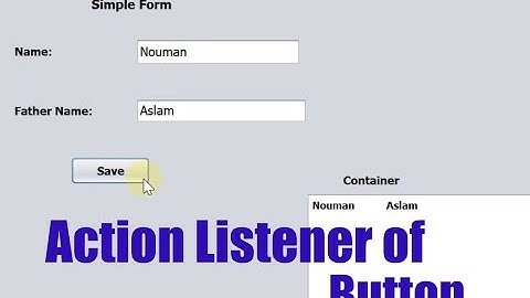 How Task Performed By Button In Java GUI | Action Listener of Button |  | Urdu /Hindi | Tutorial 2