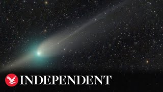 What is a ‘green comet' and where can you see it?