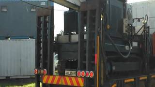 ox drilling rig loaded on truck 2