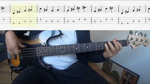 Elvis Presley - Jailhouse Rock - Bass Cover + Tabs