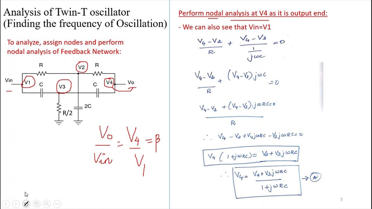 Twin T Oscillator - YouTube