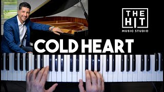 How do you play the chords of Cold Heart by Elton John feat Dua Lipa on Piano