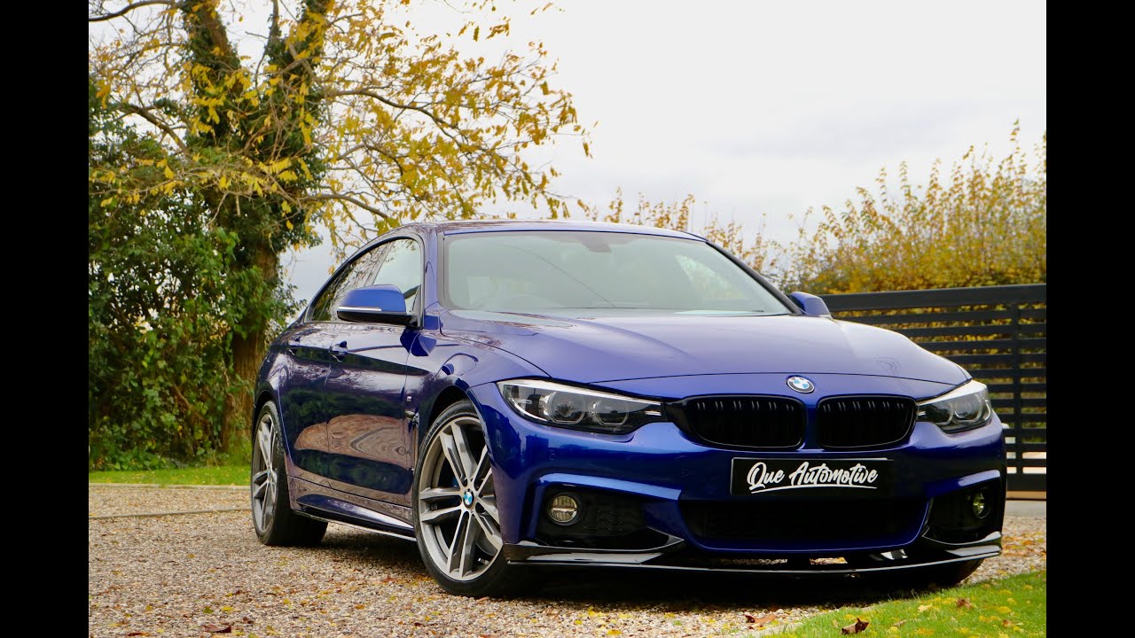 2018 BMW 440i Gran Coupe in individual San Marino Blue. - YouTube