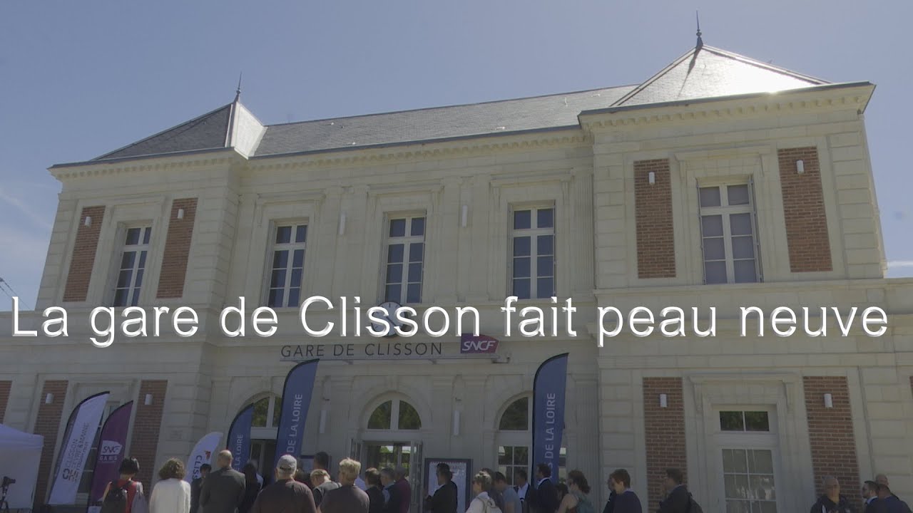 Inauguration de la gare de Clisson #tvsevreetmaine - YouTube