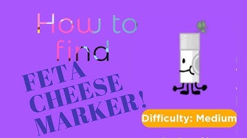 HOW TO GET THE NEW *FETA CHEESE MARKER * xXnOobiExX