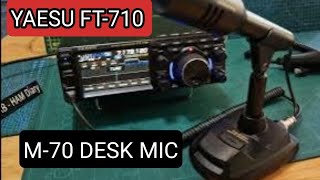 YAESU FT-710 & MD70 Desk Microphone