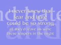 If I Never Knew You Lyrics On Screen 