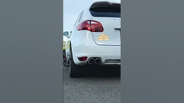 Porsche Cayenne(958) turbo. Stock exhaust sound #porsche #exhaust #exhaustsound #cayenne #turbo