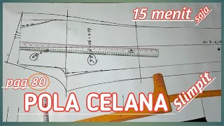 Tutorial pola celana panjang