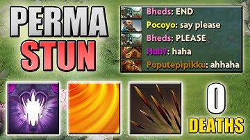 1 sec Cooldown Brain Sap + Aftershock = Permanent Stun [END THIS GAME PLS] Dota 2 Ability Draft
