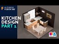 Fusion 360 ep 25  kitchen design  part  01  furnitures