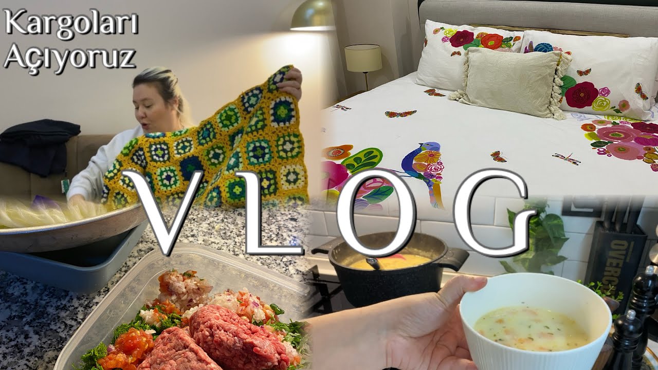 VLOG || ANNE USULÜ NEFİS EKŞİLİ KÖFTE TARİFİ 👌🏼 | CROCHET ÖRGÜ BATTANİYEM 🧶 | DENEMELİ ALIŞVERİŞ