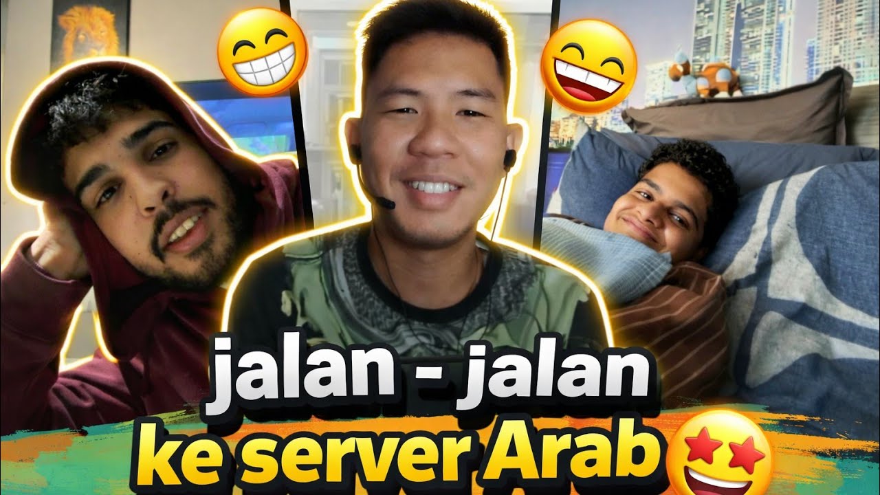 Ketemu orang Arab Jordan 🇯🇴 dan Arab Saudi 🇸🇦‼️ server Arab 