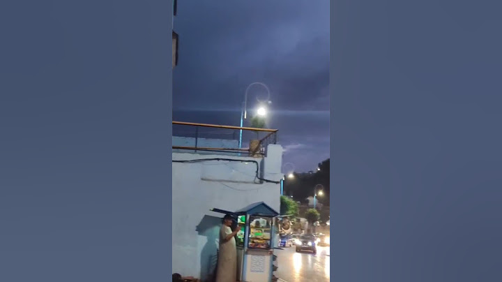 تساقط أمطار كثيفة كأنها تبروري في شفشاون  مشهد نادر وجميل!Hailstorm in "Chefchaouen,Morocco