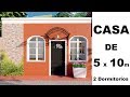 CASA PEQUEÑA 5X10   2 Dormitorios