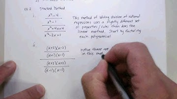 Rational Expressions: Dividing (Stacked Method).avi